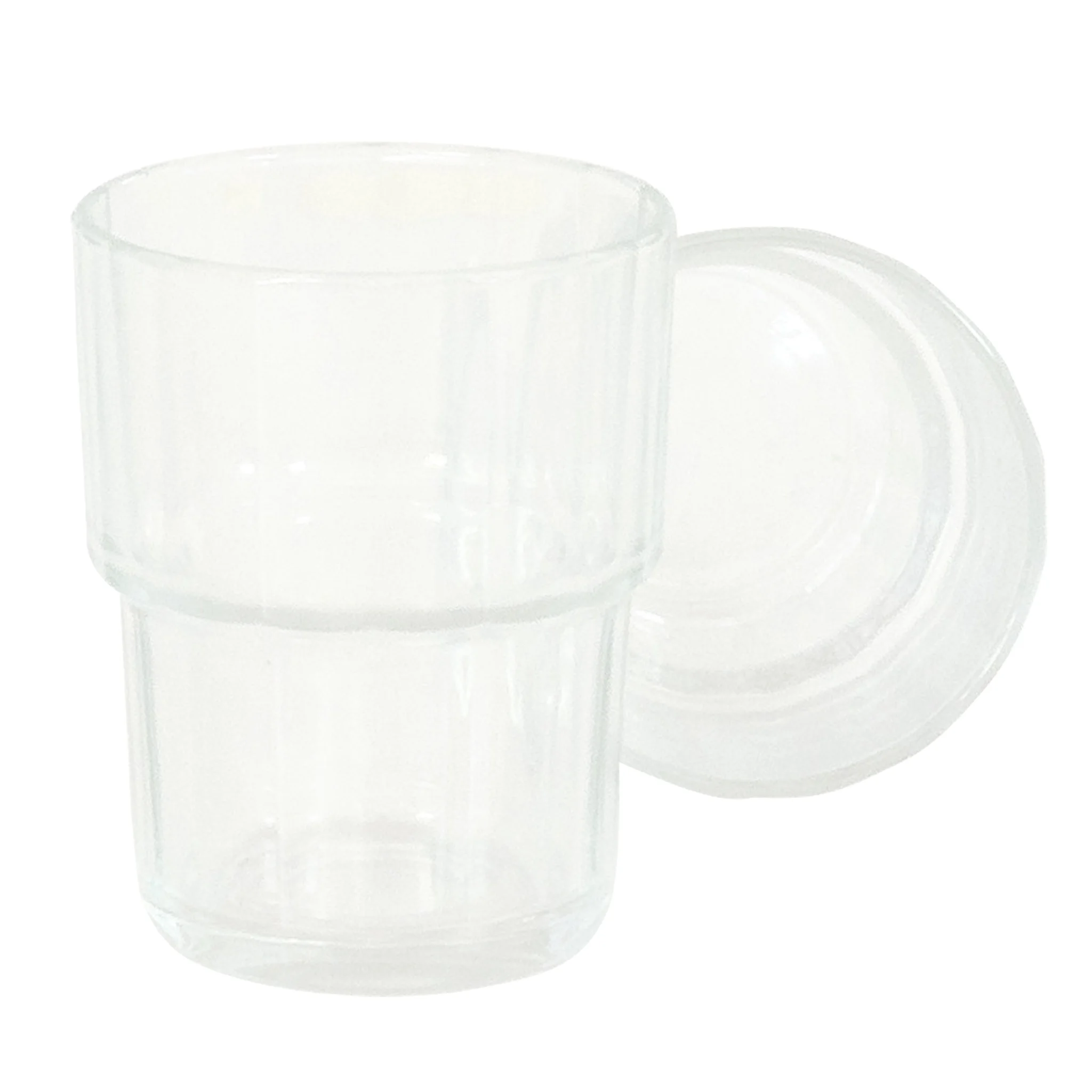 Glas, Becher, Klar, Doppelwandig, 2er-Set