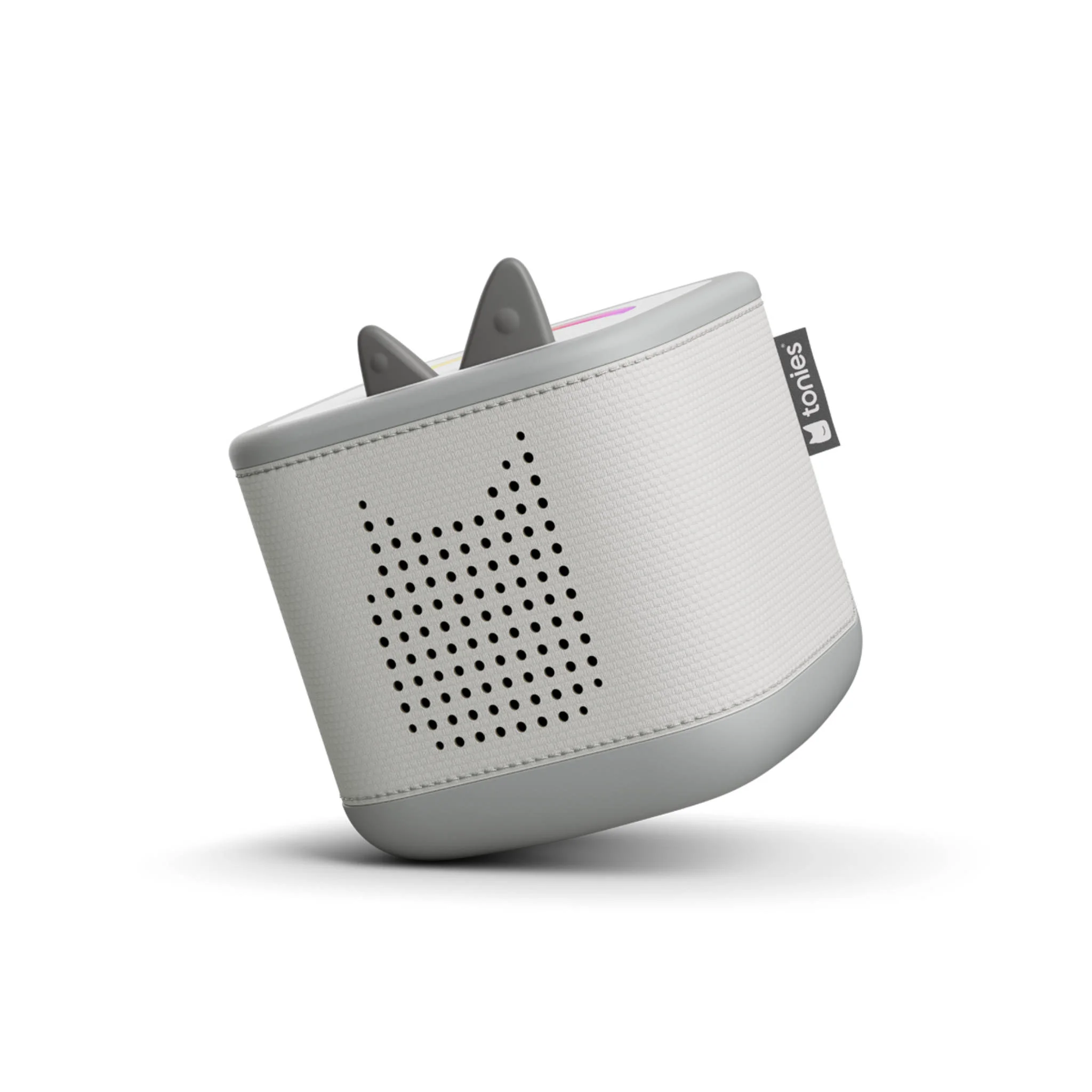 Kinderlautsprecher, Bluetooth-Lautsprecher, Schnallen-Design, weiße Farbe, Lautsprecher mit Grille