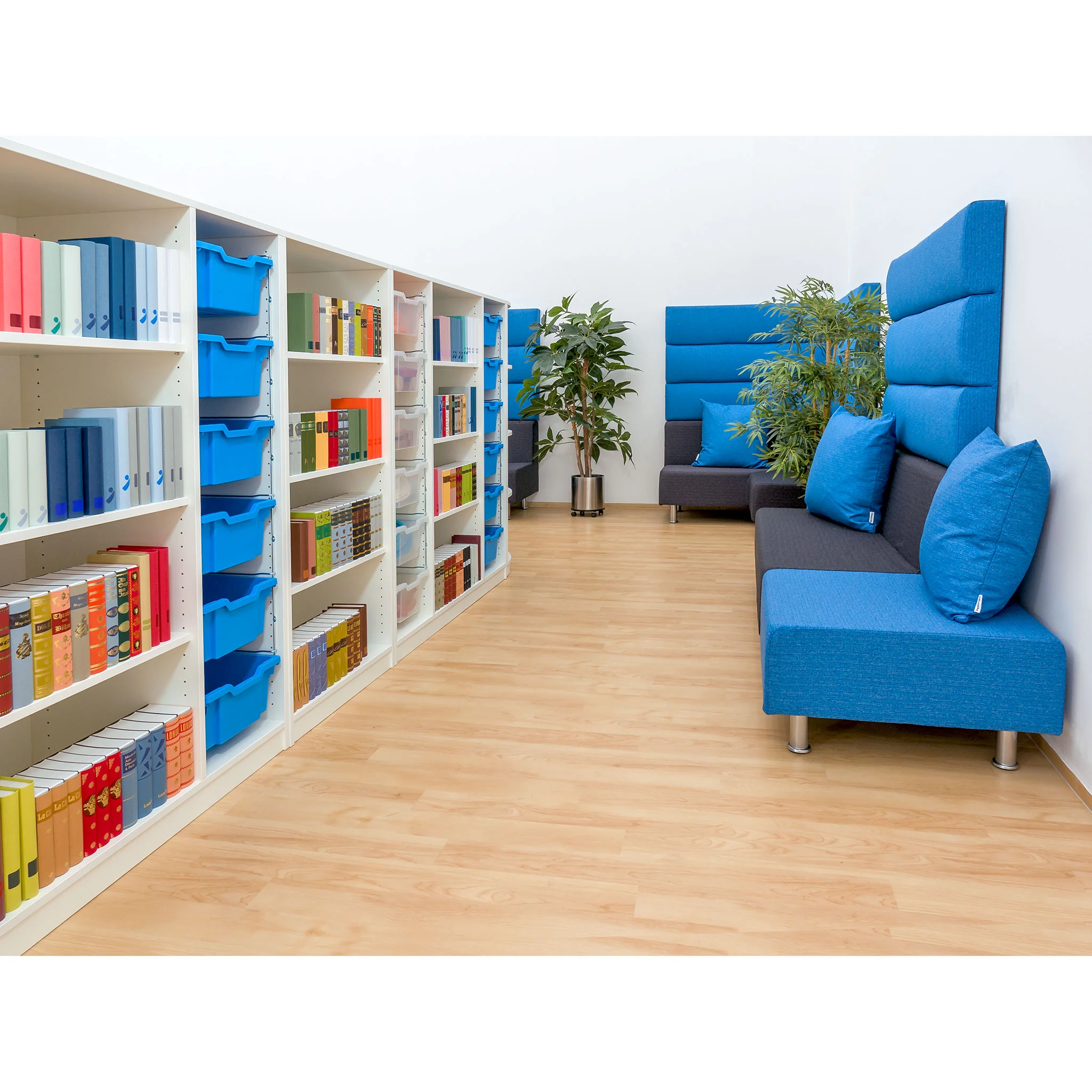 regal, bücherregal, bücherregal-stauraum, lesebereich, glasfaser-plattform