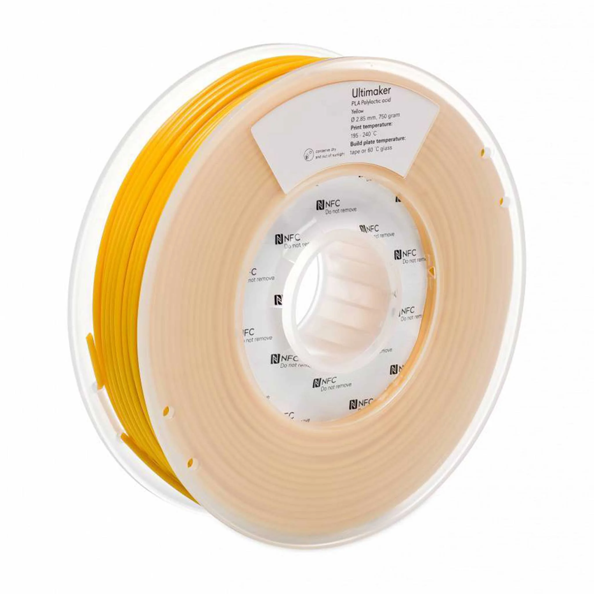 PLA-Faden, Gelb, 3D-Druck, Spule, Filamentenrolle