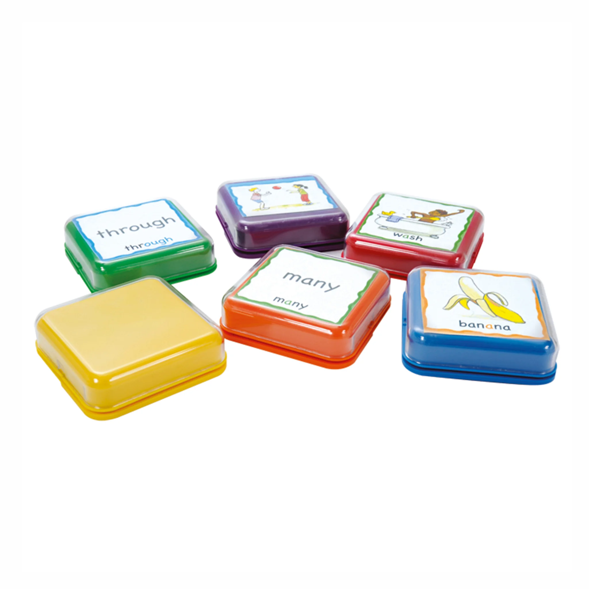 flashcards, Wortspeicher, Banane, bunt, Lernhilfe