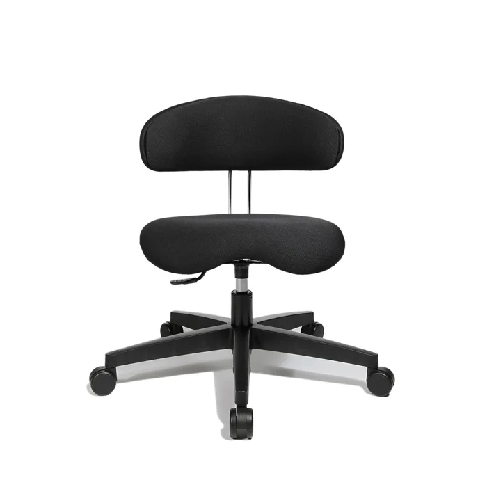 Bürostuhl, ergonomischer Stuhl, schwarzer Stuhl, Meshkissen, Fünf-Sterne-Basis