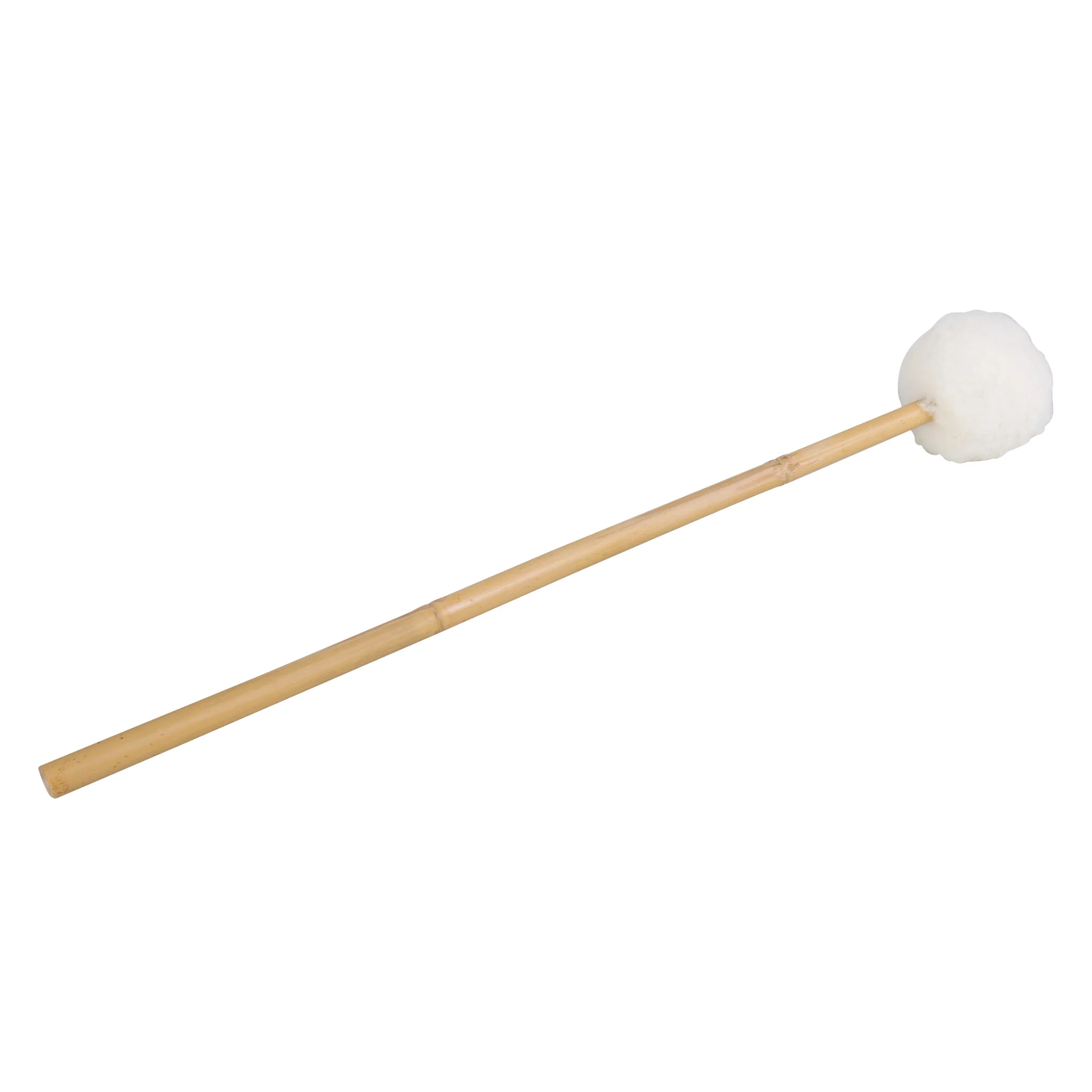 Schlägel?, Weißer Wollknäuel, Stock, Stäbchen, Pompom?
