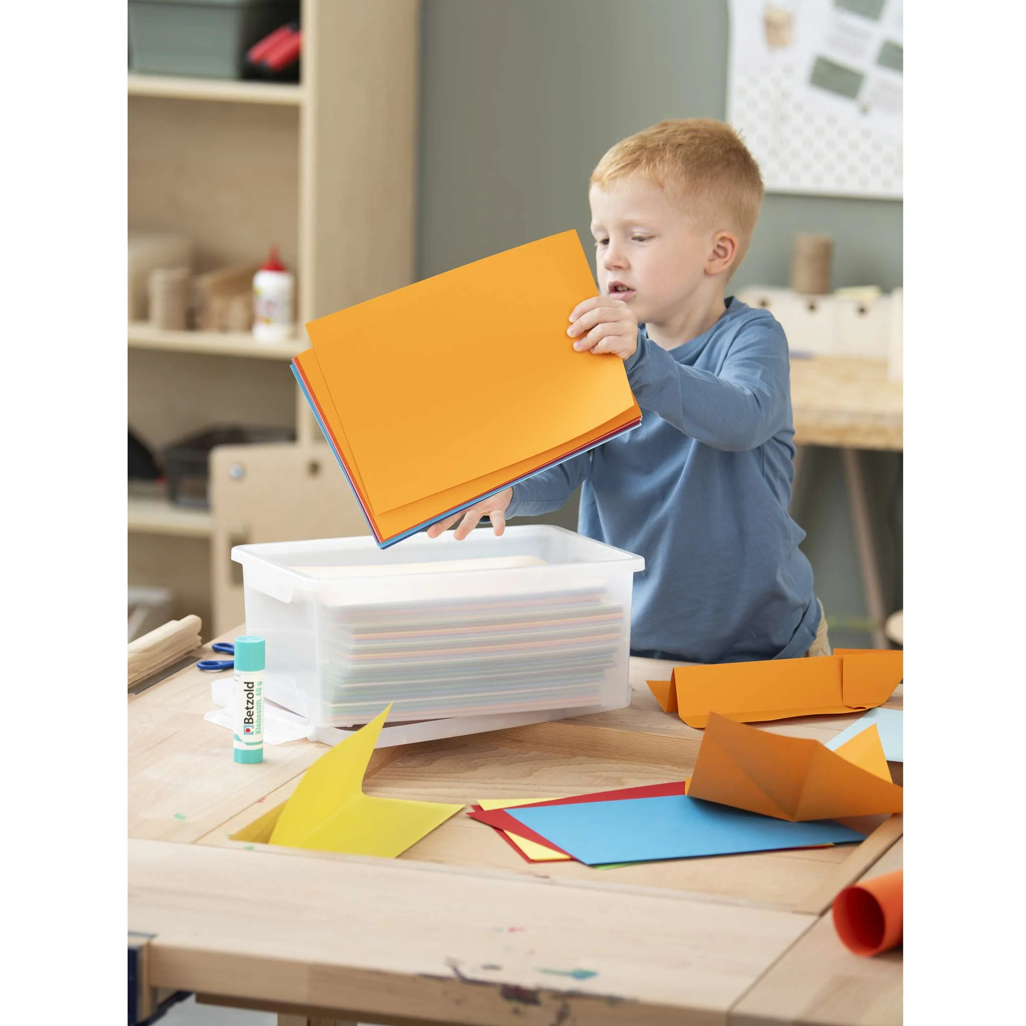 Kinderkunst, Origami, Bastelpapier, Papierbastelarbeiten, Kunstprojekt