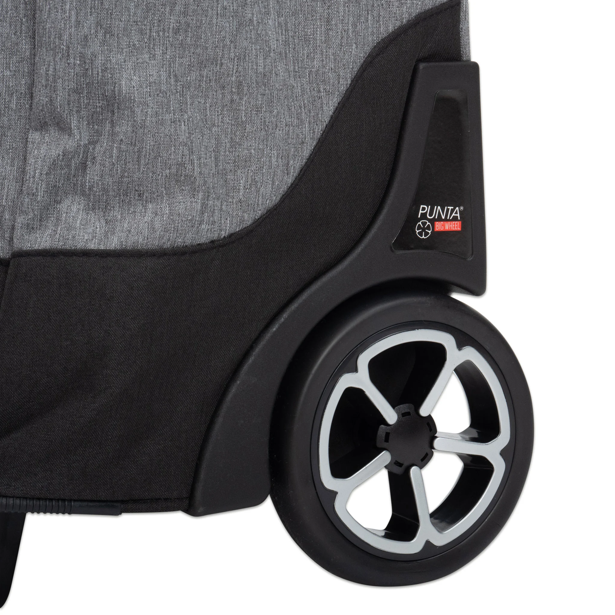 großer rollstuhl, rad, gummi-reifen, kinderwagen?, material fabric