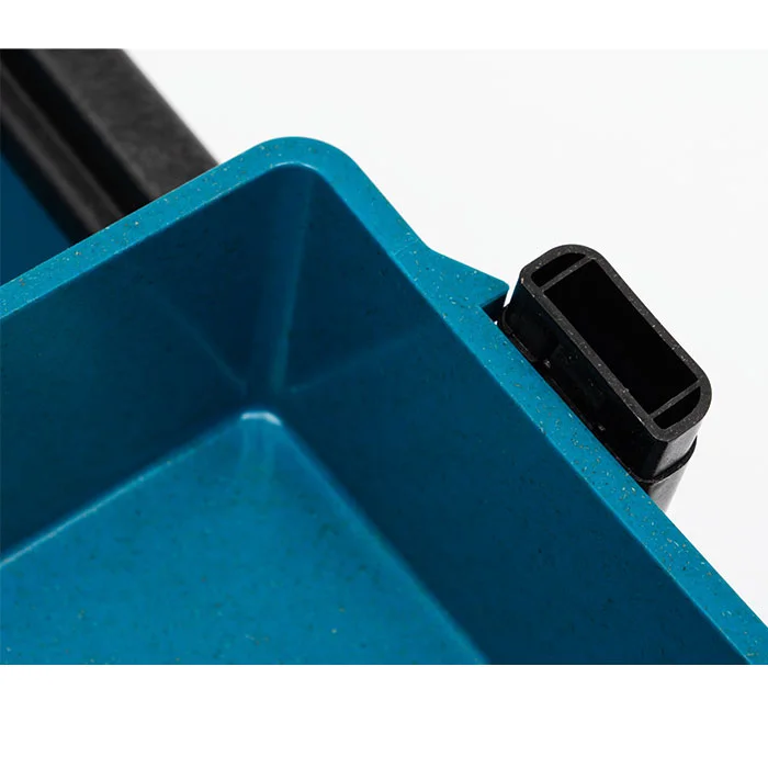 container, tray, blue, storage, handle