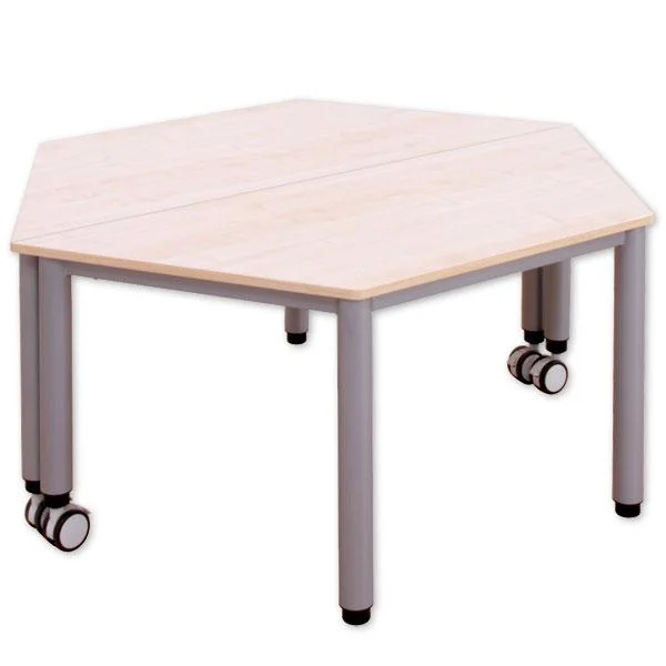 eckiger tisch, Holztisch, Rowlettisch, Holzplatte, Rolltisch