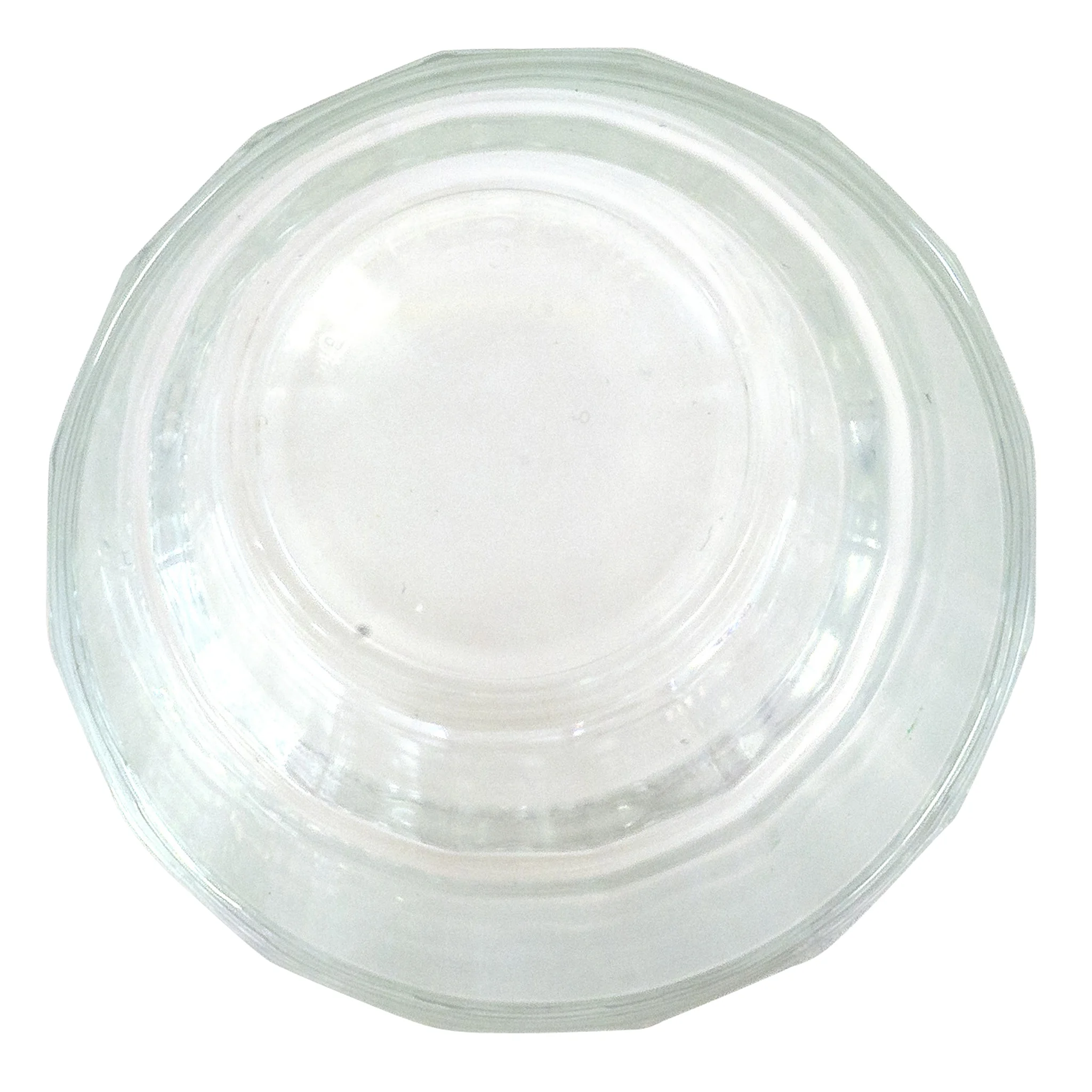 glas, teller, transparent, rund, geschirr
