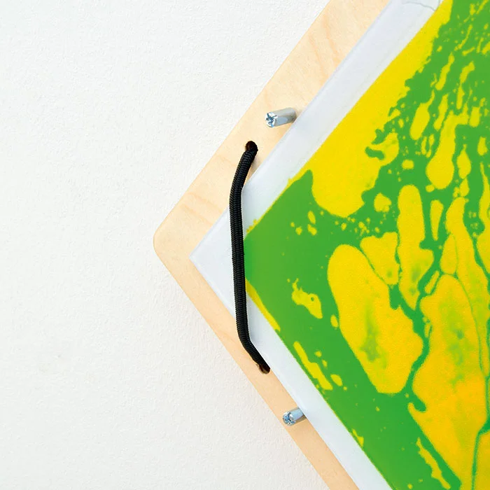 Canvas, Kunst, Grün Gelb, Tafel, Aufhängevorrichtung