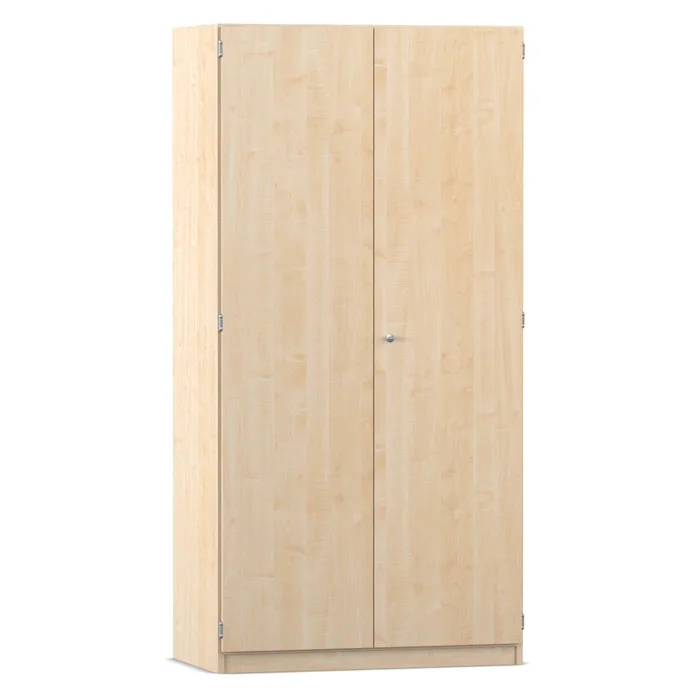 Kleiderschrank, Holz, 2-türig, Gebrauchsschrank, naturholz