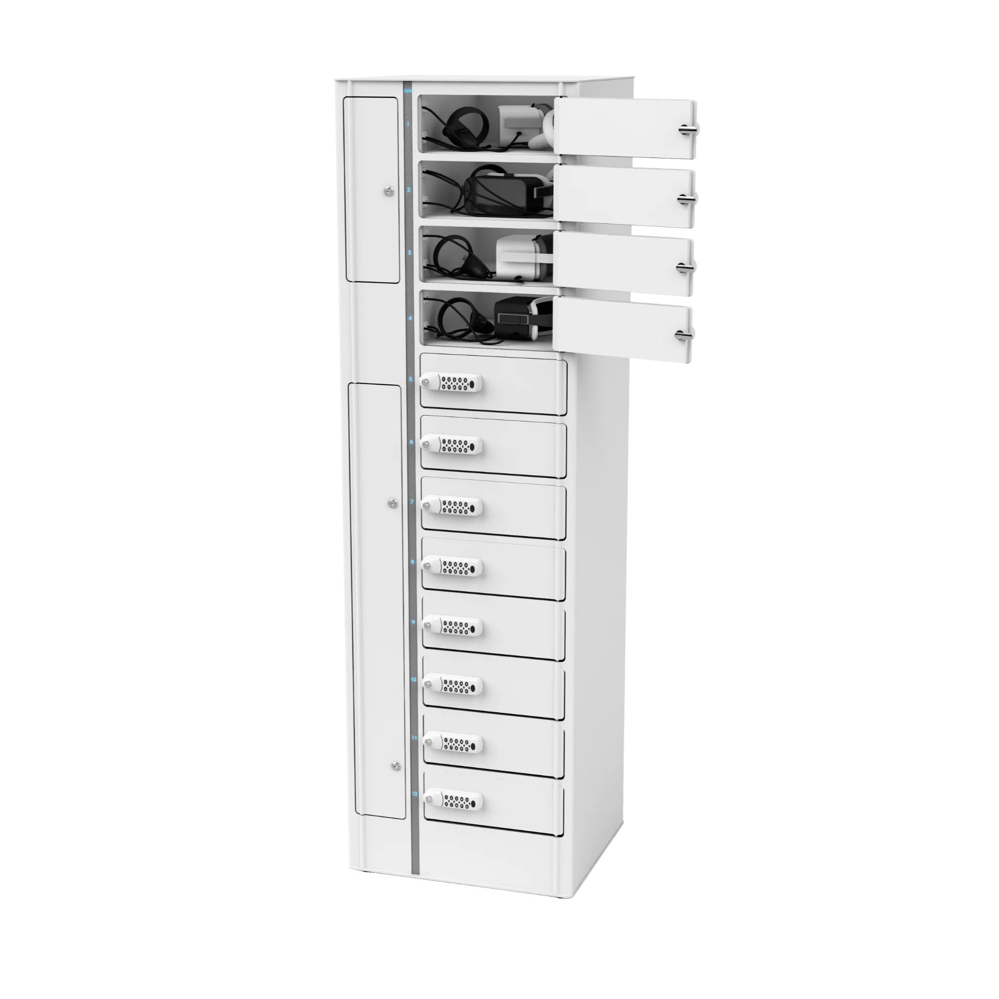 Schließfach, Schubladenkombination, Sicherheitsschrank, Stahlschrank, Sperrsystem