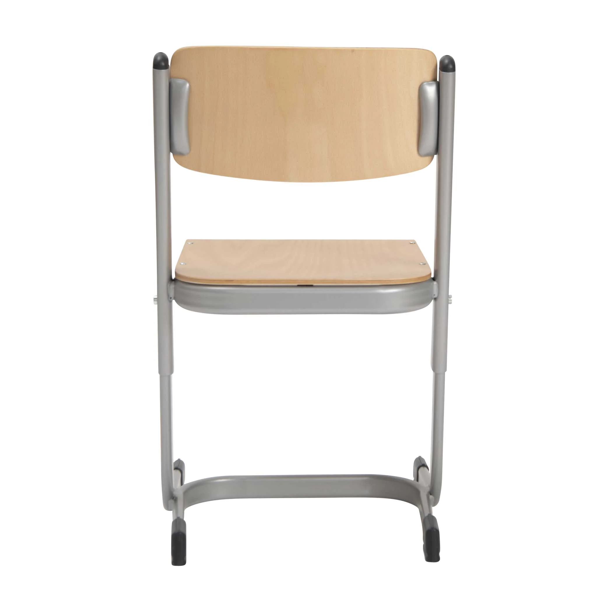 Schulstuhl, Holz Sitz, Metallgestell, Schreibtischstuhl, klappbar