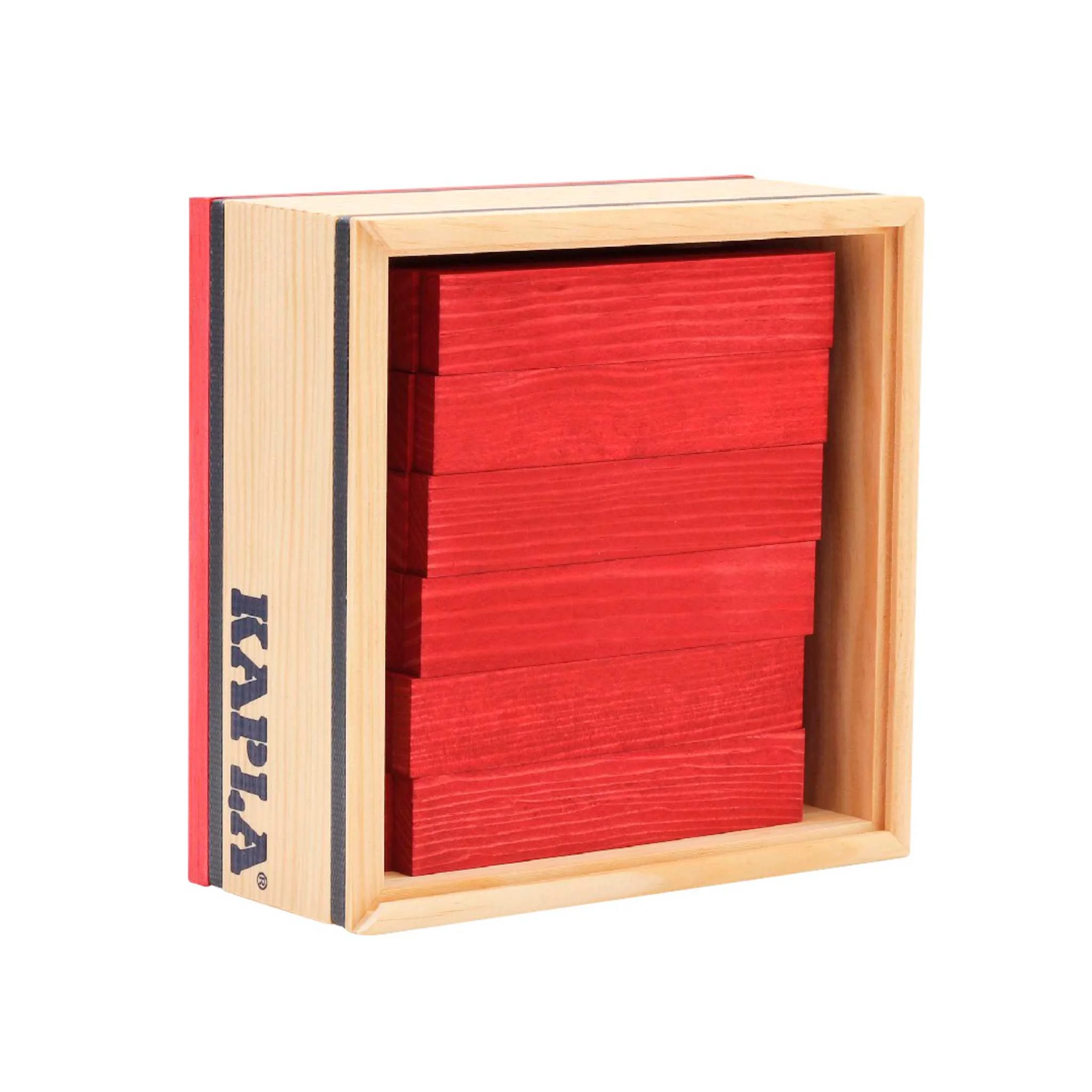 Holzpuzzle, Holzbausteine, rotes Holz, Holzrahmen, Legespiel