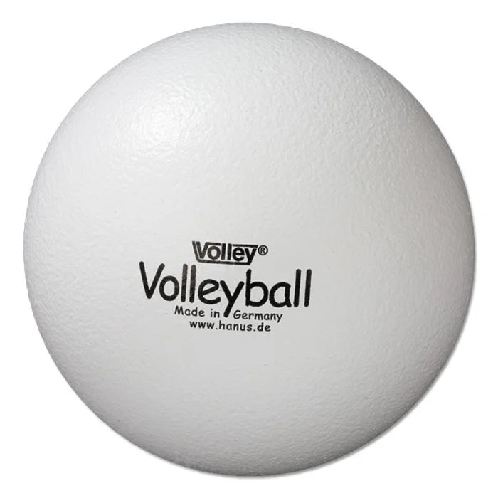 Volleyball, Ball, White, Felt texture, Made in Germany