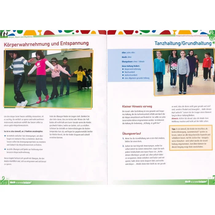 Kinder, Tanz, Bewegung, Gruppe, Matte