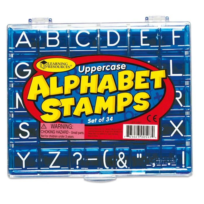 Alphabet Stempel, Großbuchstaben