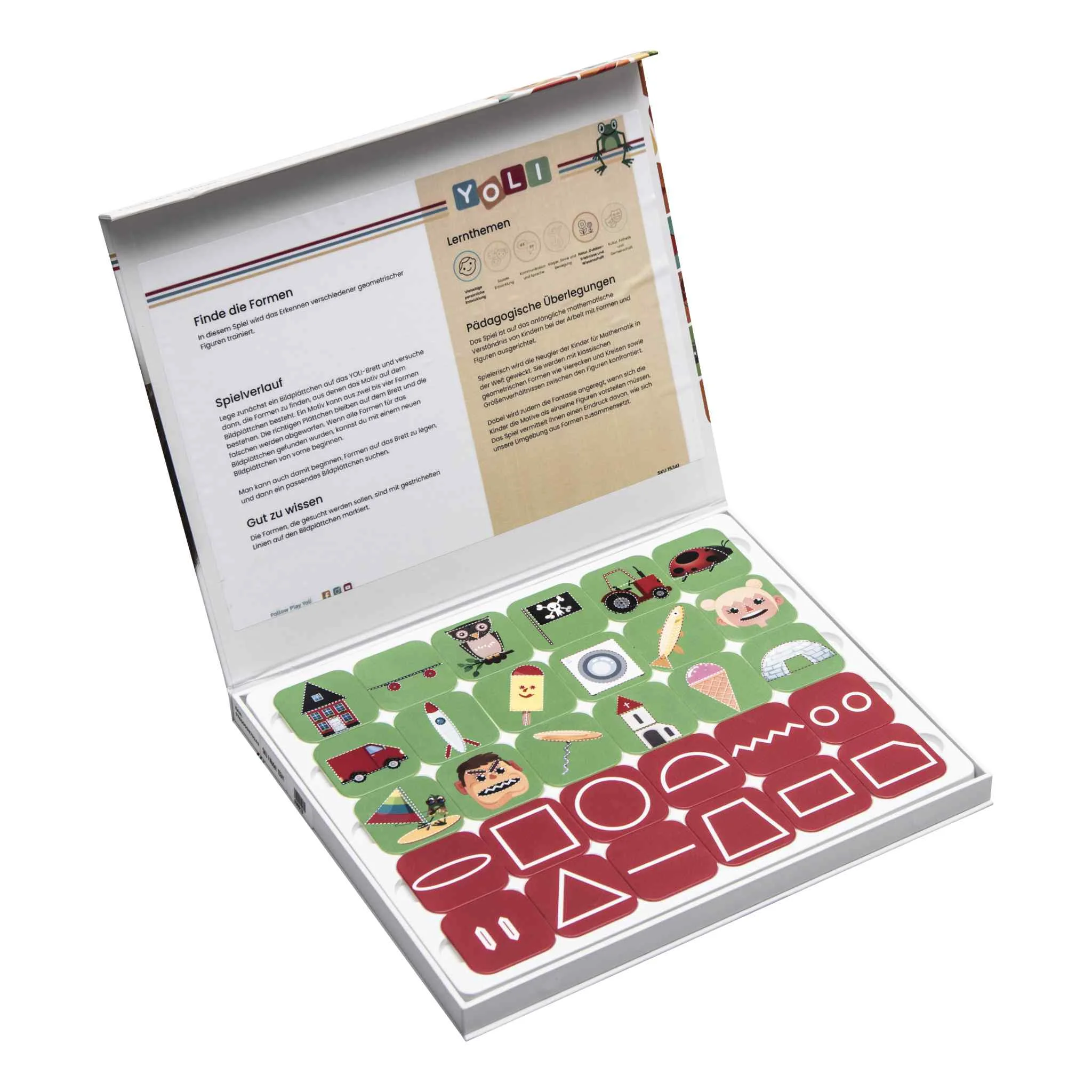 Lernspiel, Bildkarten, Pädagogisches Spiel, Formen lernen, Kinderlernset