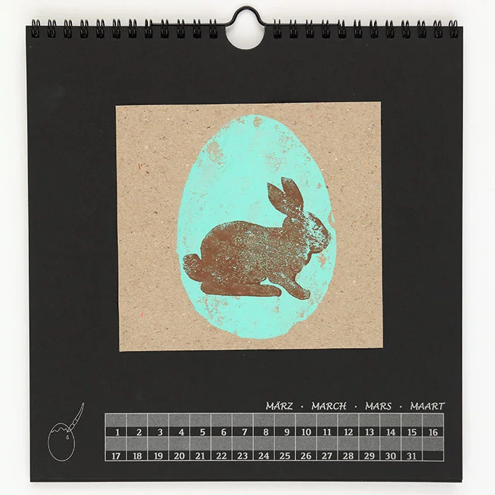kalender, kalenderblatt, Hase, Jahreskalender, Monatssicht