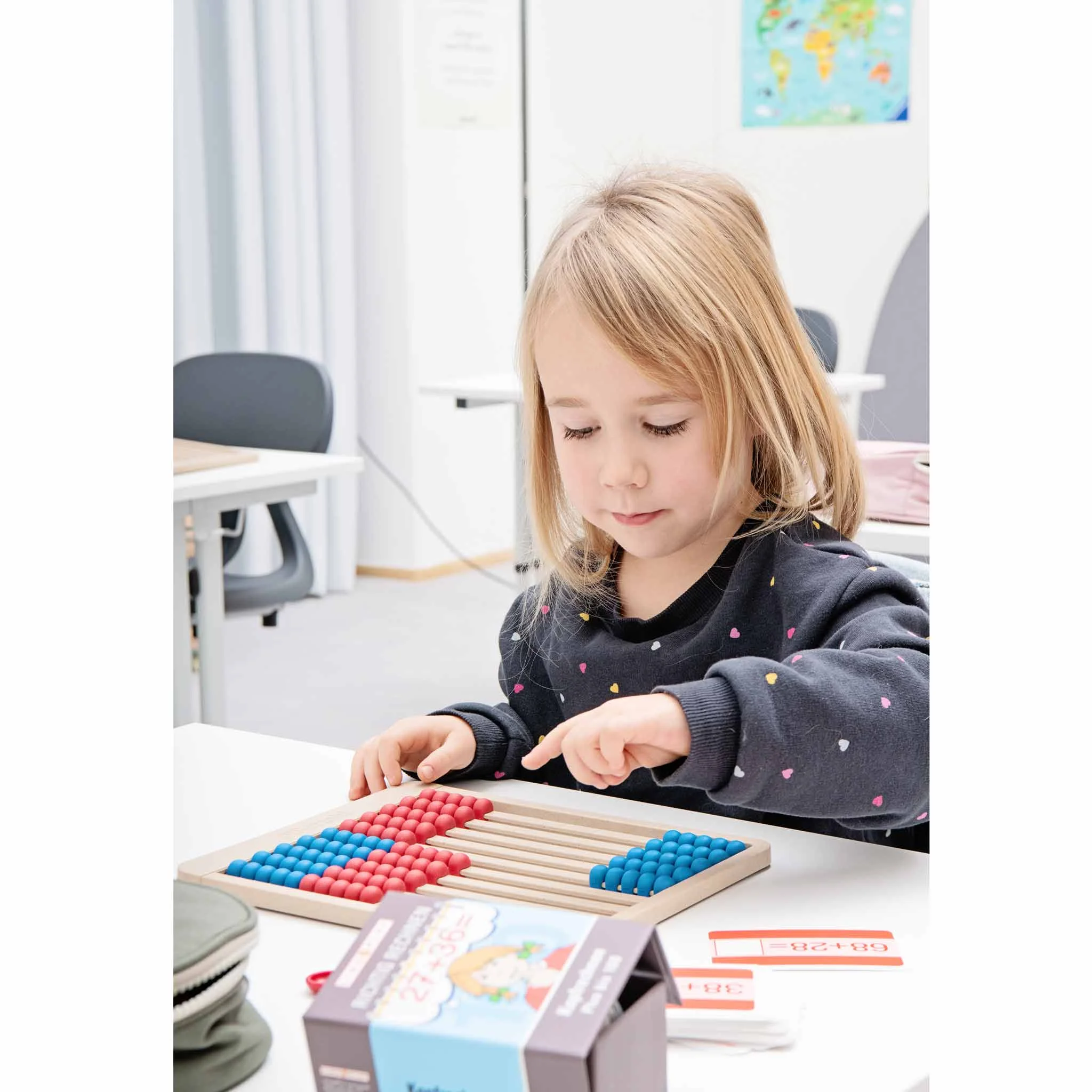 Holz-Rechenstab, Zählperlen, Bildungsspielzeug, Kinderzimmer, Lernspiel