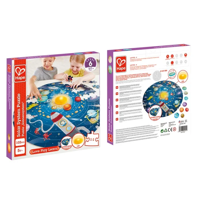 Puzzle, Solar system, Brettspiel, Kinder, 102 Teile