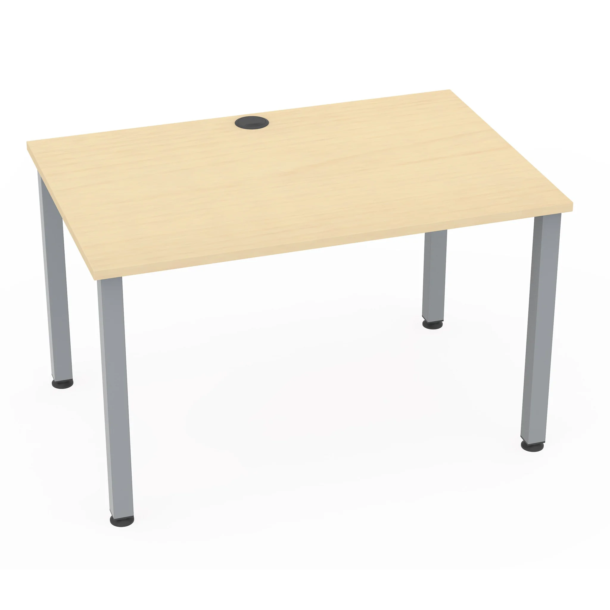 Flexeo® Schreibtisch, Breite: 120 cm, Buche hell