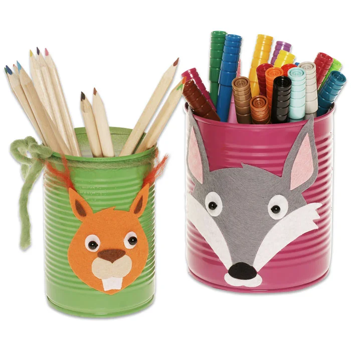 Buntstifte, Bleistiftbehälter, Kunstzubehör, Tiermotiv, Kinderzubehör