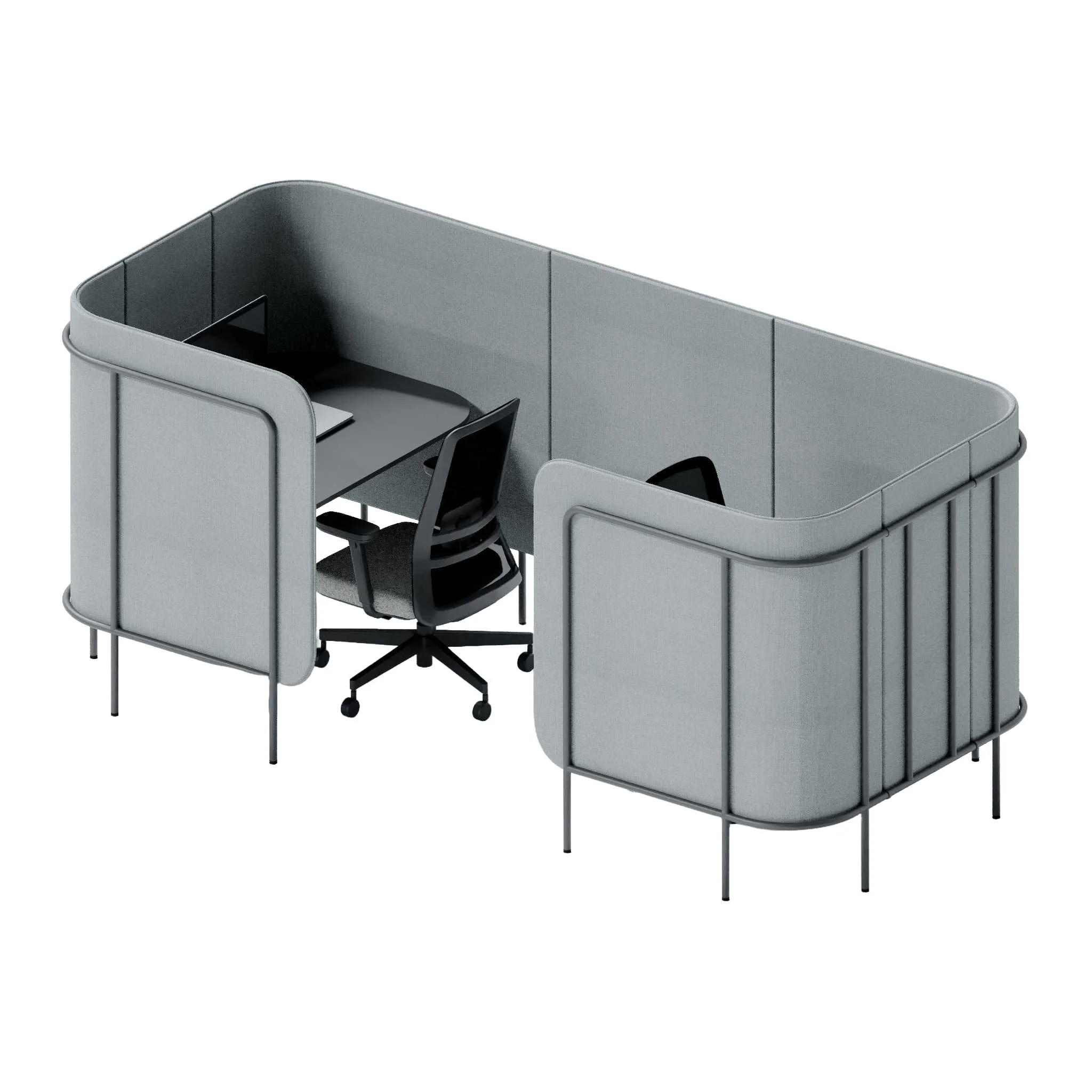 Arbeitsstation, Sprechkabine, Büro- Pod, Raumtrennwand, Schreibtisch-Set