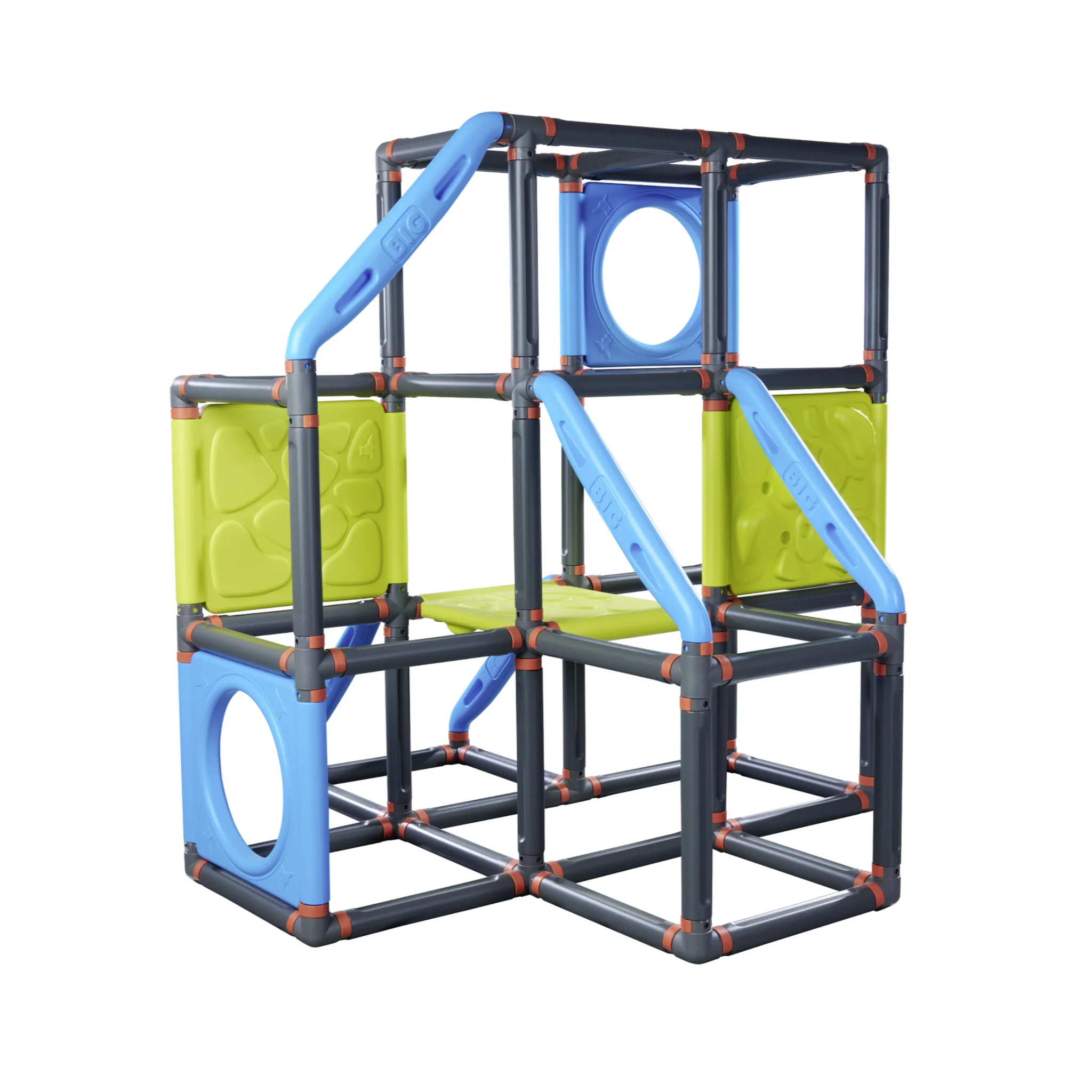 Kletterstruktur, Kletter-Spielset, Schaumstoff-Module, Rutschen-Element, Kugelbahn