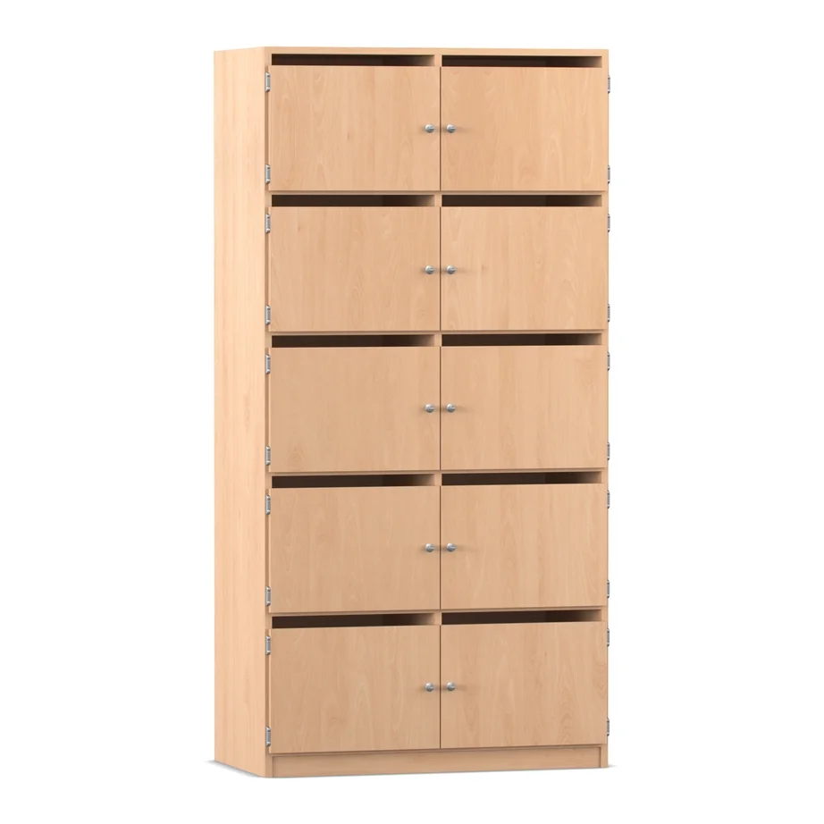 Schuhschrank, Schuhcontainer, Holzschrank, Kombinationsfach, Stellwand