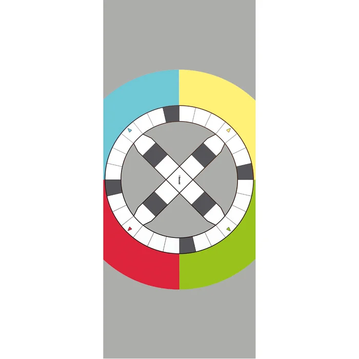 board, checkered, ring, multicolor, pattern