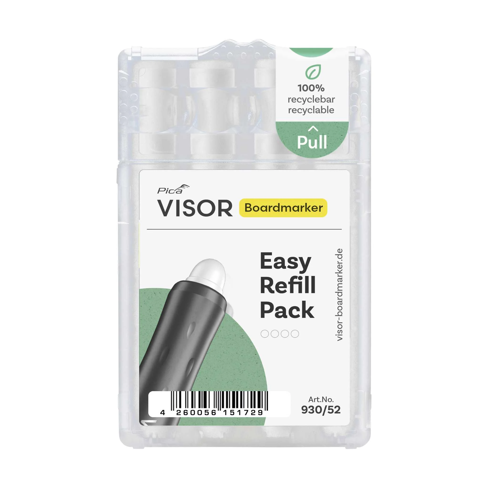 Boardmarker, Easy refill, Marker pen, Refill pack, Plastic case
