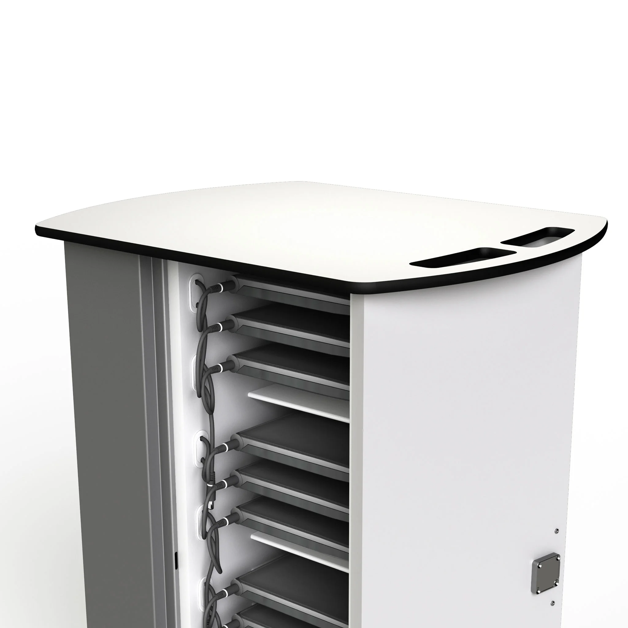 Schrank, Kühlschrank, Schubladen, Türseite, Gehäuse