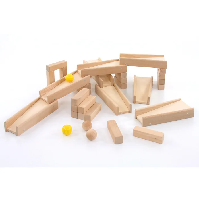 Holzbausteine, Klemmbausteine, Konstruktion, Holzspielzeug, Bausteine-Set