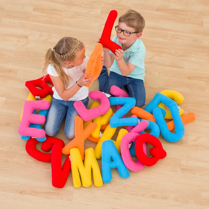 Buchstabenkissen, Alphabet-Buchstaben, Schaumstoffbuchstaben, Bunte Buchstaben, Kinder-Spielzeug