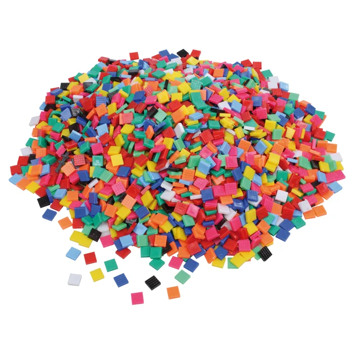 1 kg viereckige Mosaiksteine