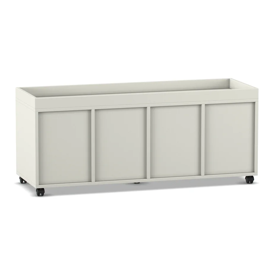 Sideboard, Aufbewahrung, Schrank, Weiß, Rollen