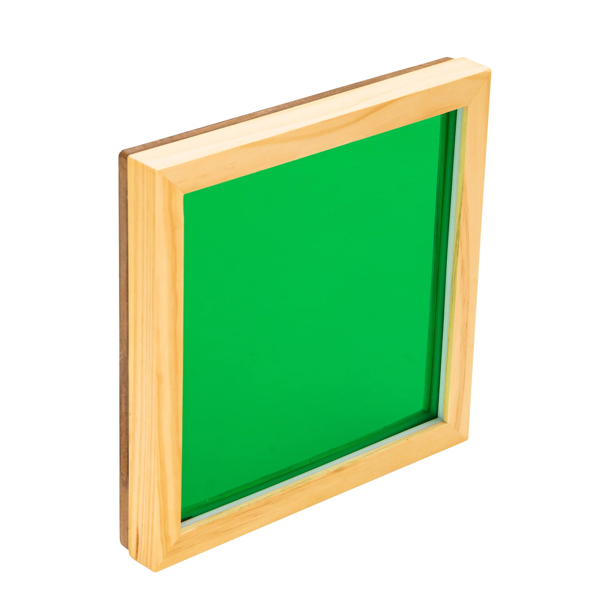 Holzrahmen, Grüner Hintergrund, Kein Muster, Bildschirm/Display, Holzrahmenplatte