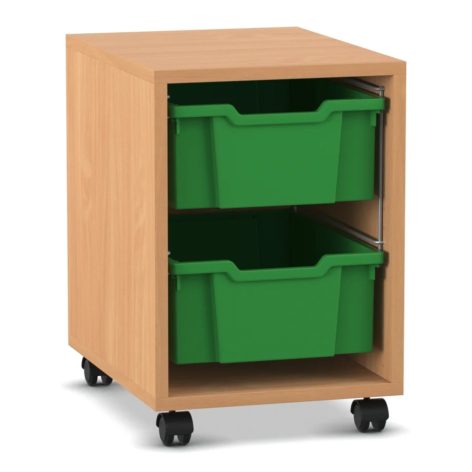 Rollwagen, Holz, Würfelboxen, keine Marken, Rollenwagen