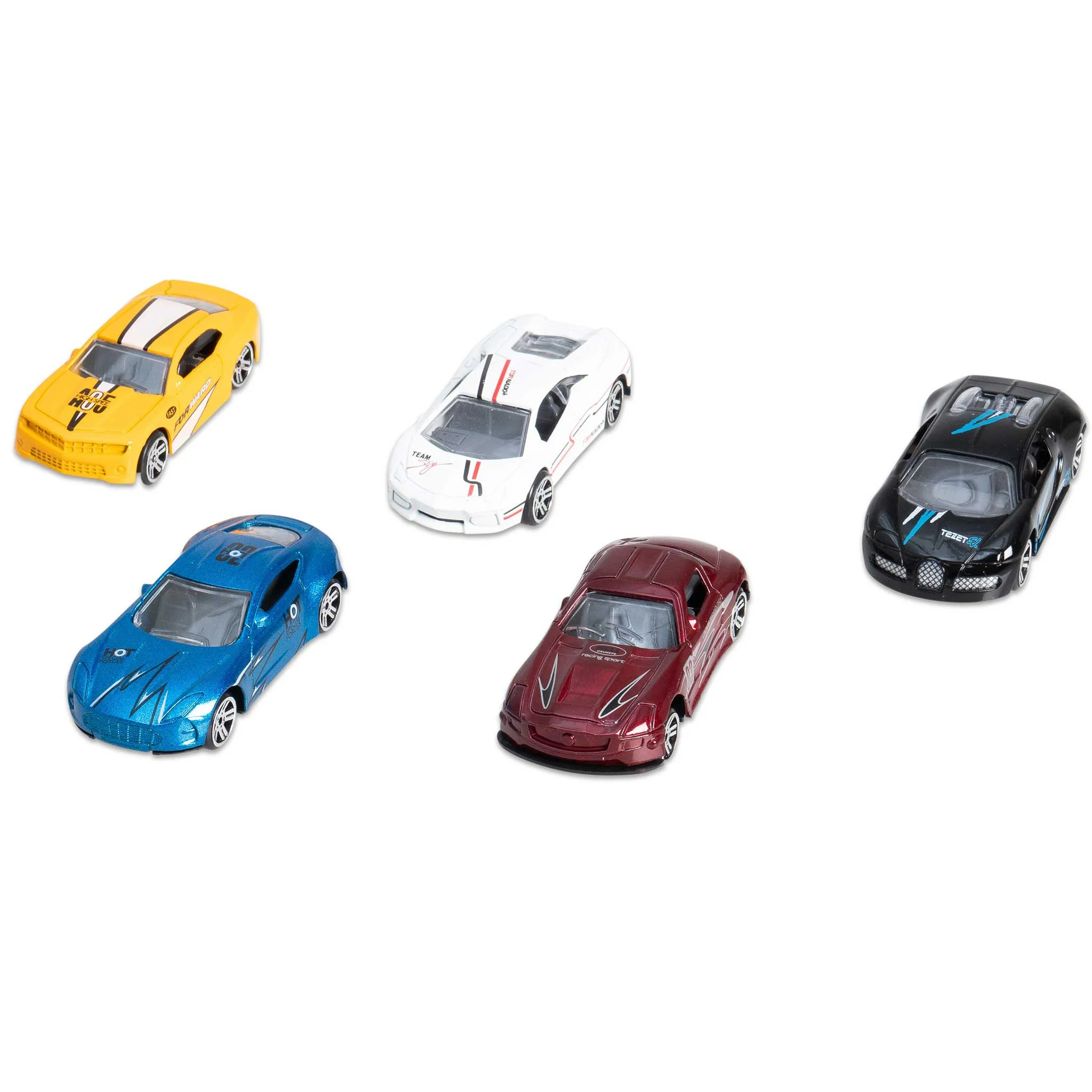 Spielzeugauto, Auto-Modell, Miniaturauto, 5er-Set, Farbvielfalt