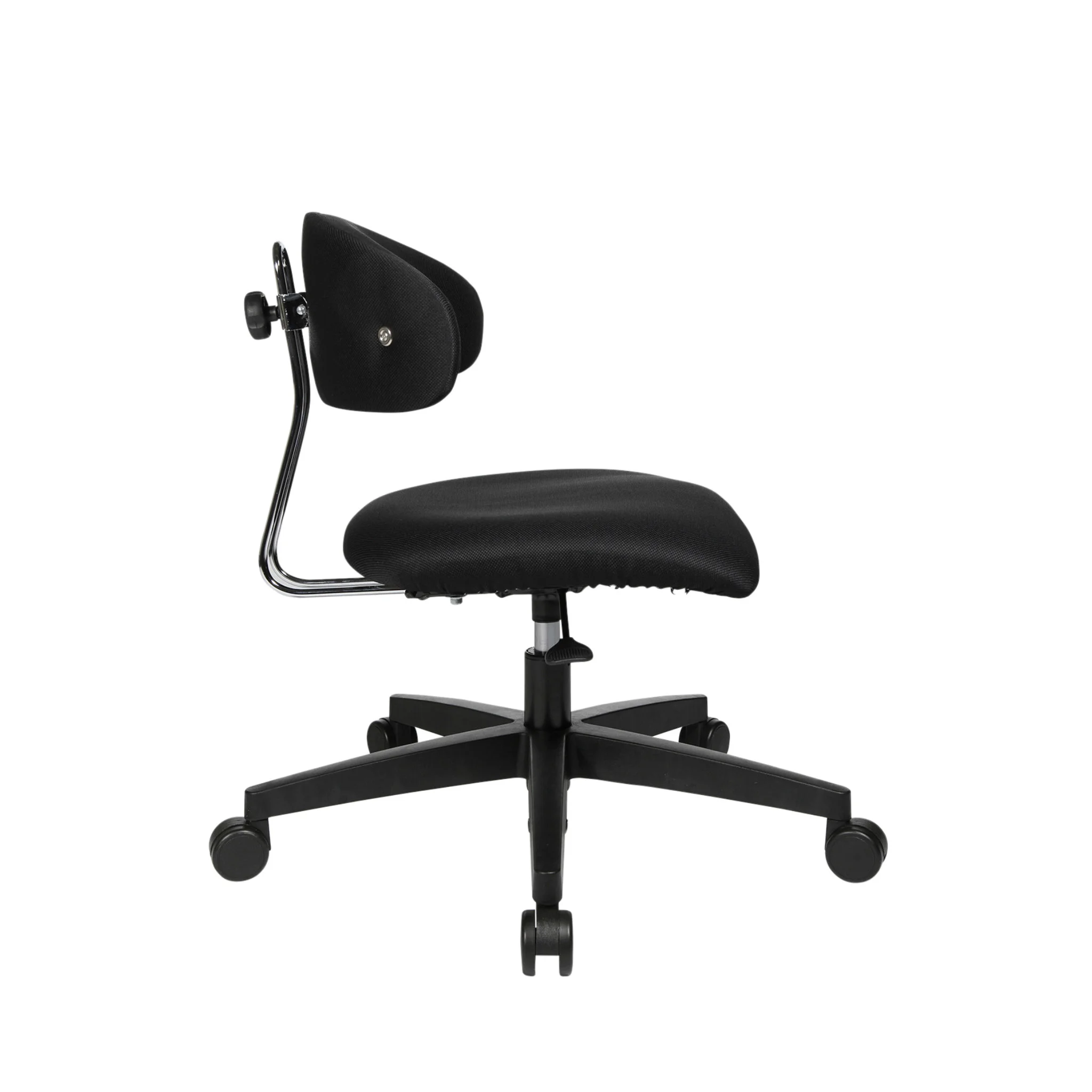 Bürostuhl, Schreibtischstuhl, Schwarz, Schaumkissen, Verstellbar