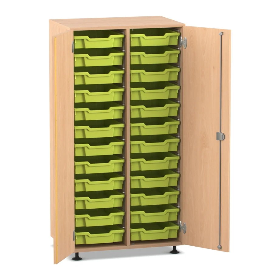 Schubladenschrank, Aufbewahrung, Küchenschrank, Grüne Boxen, Lagerregal