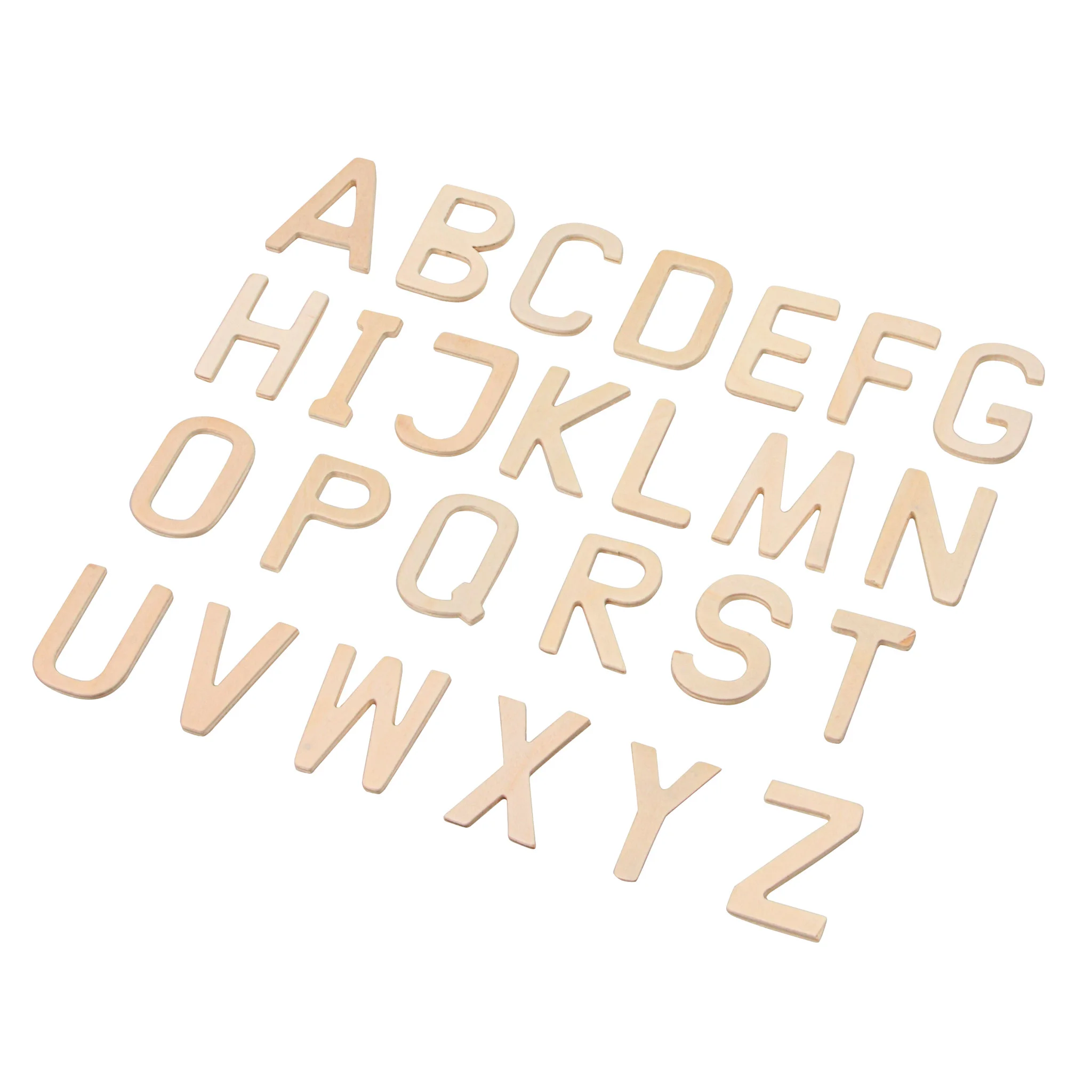 Alphabet, Buchstaben, A-Z,  Holzbuchstaben, Aufhängebuchstaben