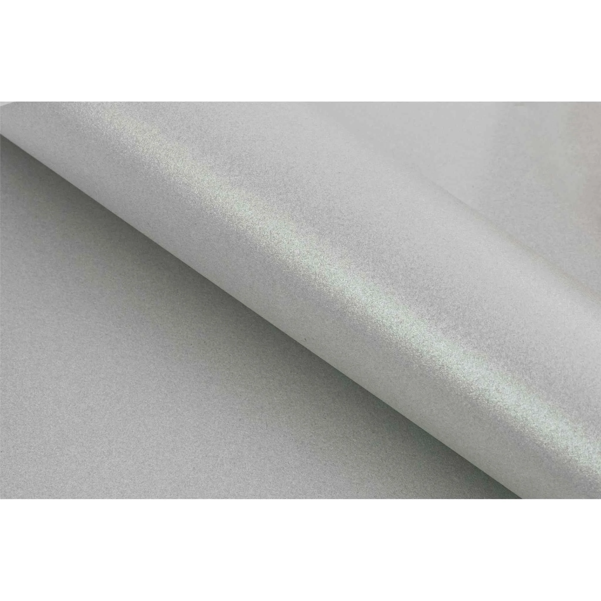 silber, glatt, stoff, fällt, langer rollenzug