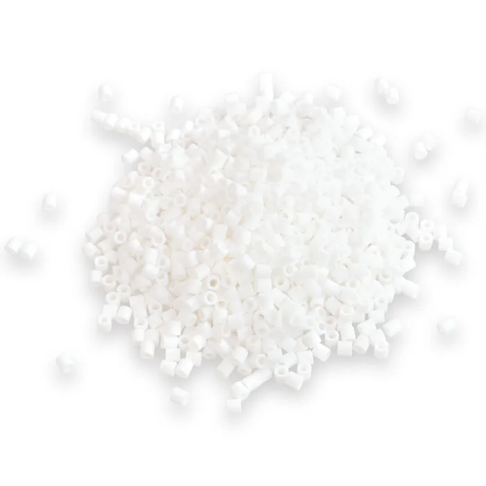 Perlons, Beads, White, Seed beads, Craft