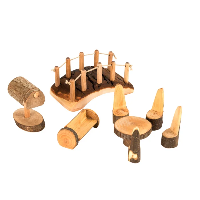 Holzspielzeug, Waldholz, Kleinteile, Naturholz, Miniaturwerkzeuge