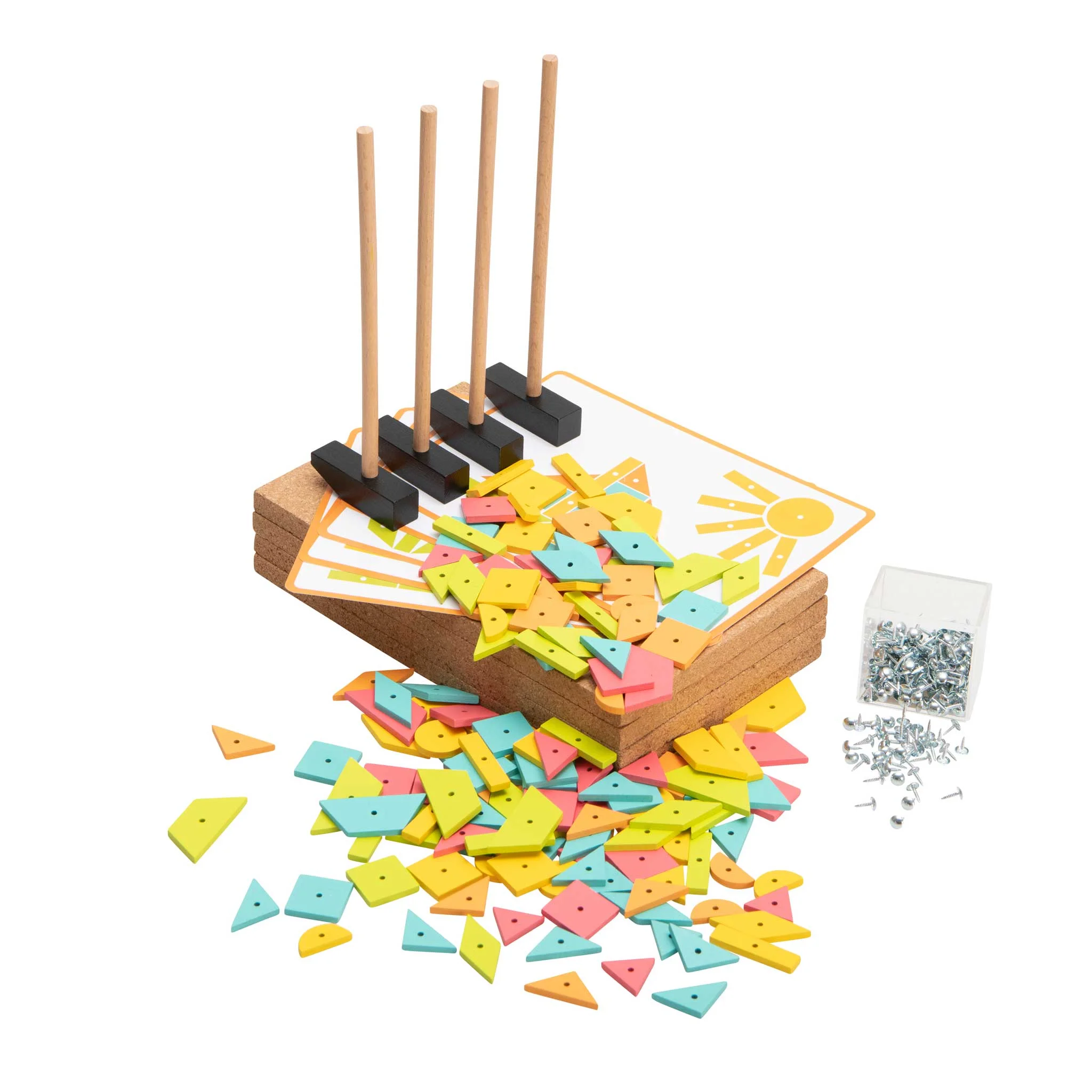 Mikado, Kunststoffe, Holz, Stäbe, Puzzleteile