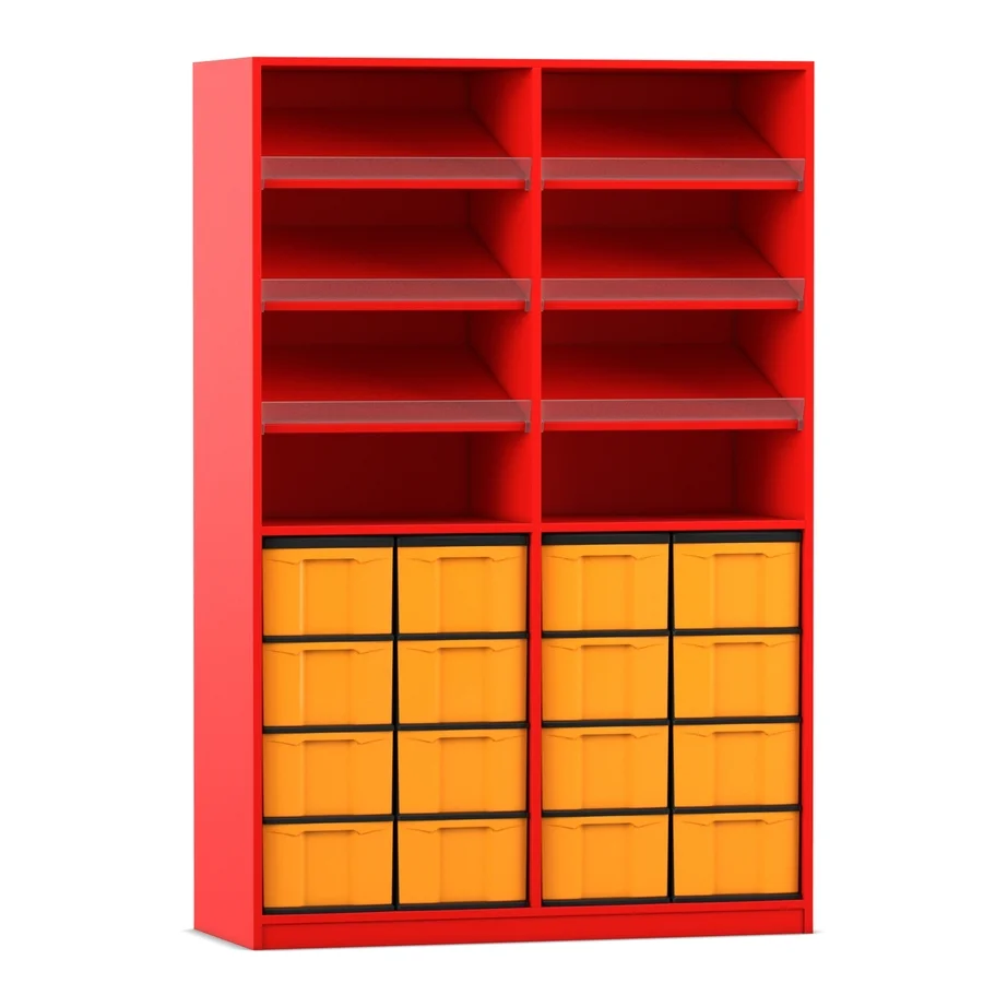 Regal, Schrank, Lagerregal, Schubladen, Kästen