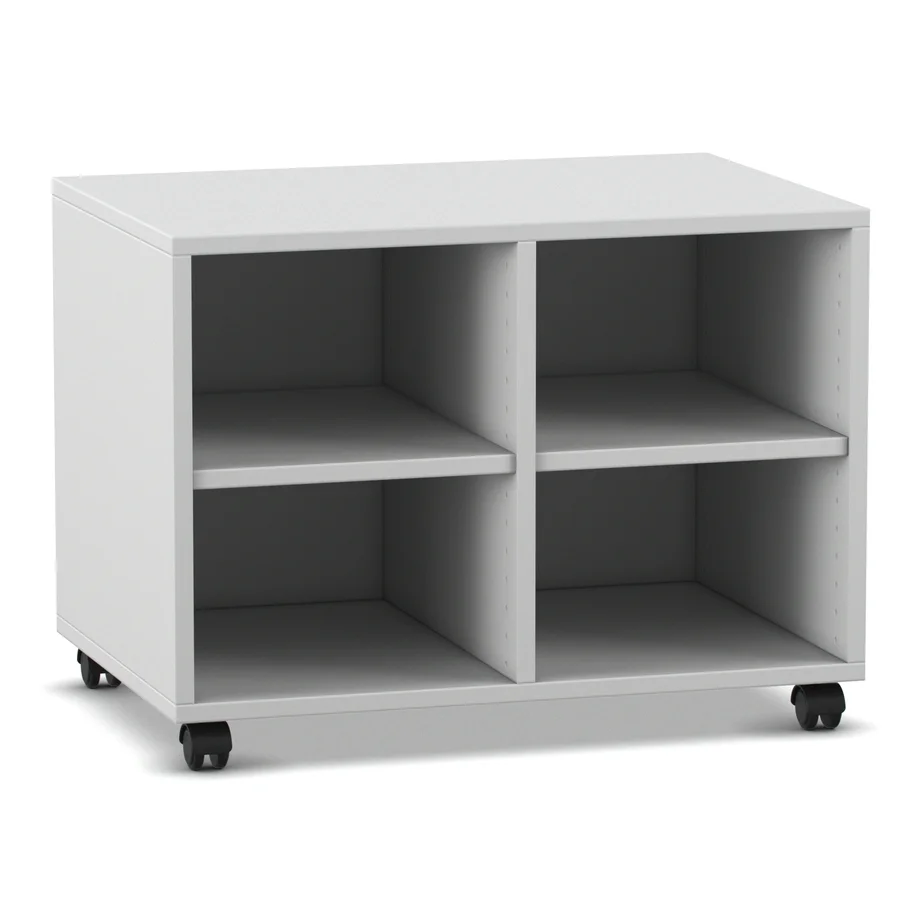 Rollcontainer, Schubladenregal, Mobiler Schrank, METALL, Grau