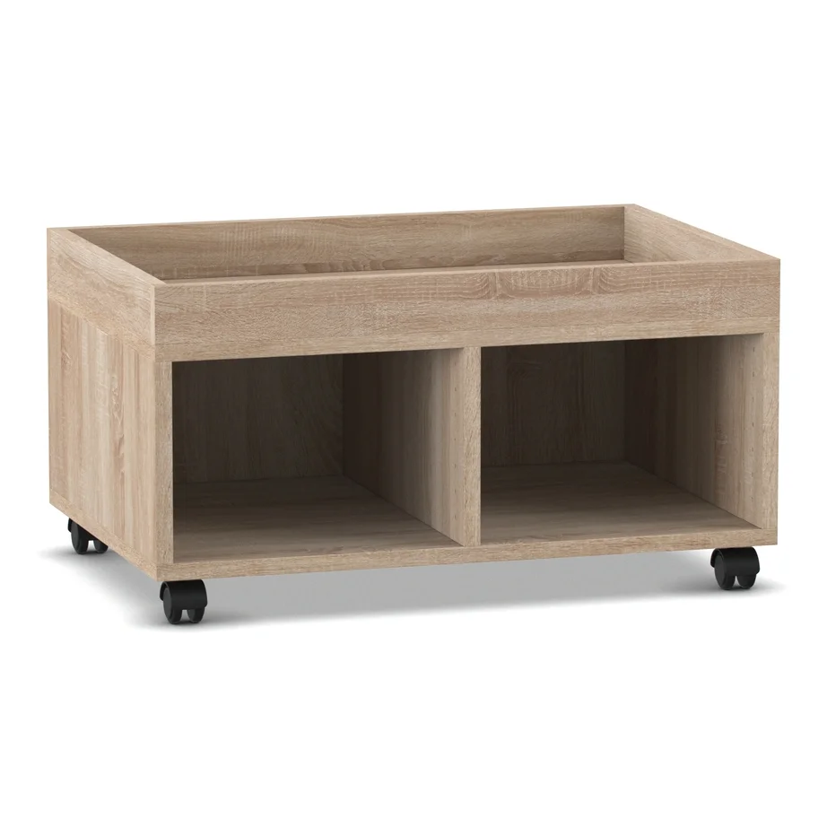 Holzton, Beistelltisch, Rollbarer Unterschrank, Holzregal?, Kompakt-Couchtisch