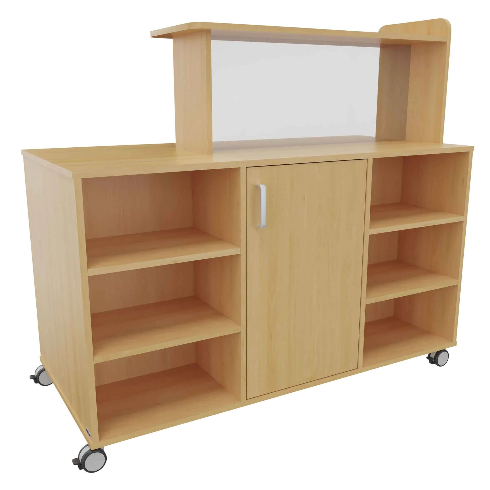 Küchenschrank, Rollcontainer, Hochschrank, Holz, Regaleinheit